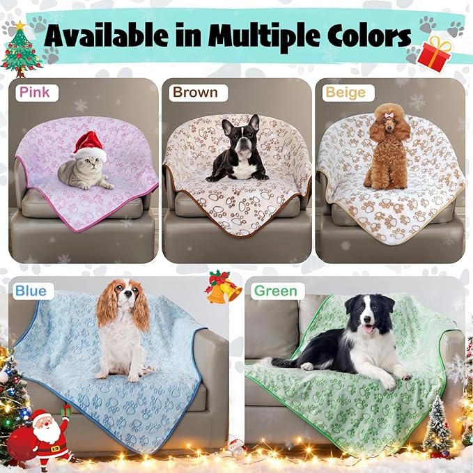 Stuffed Beige Premium Soft Dog Blankets - Image 4