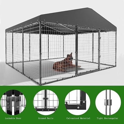 Dog Kennel Outdoor, Large Dog Fence - Image 4