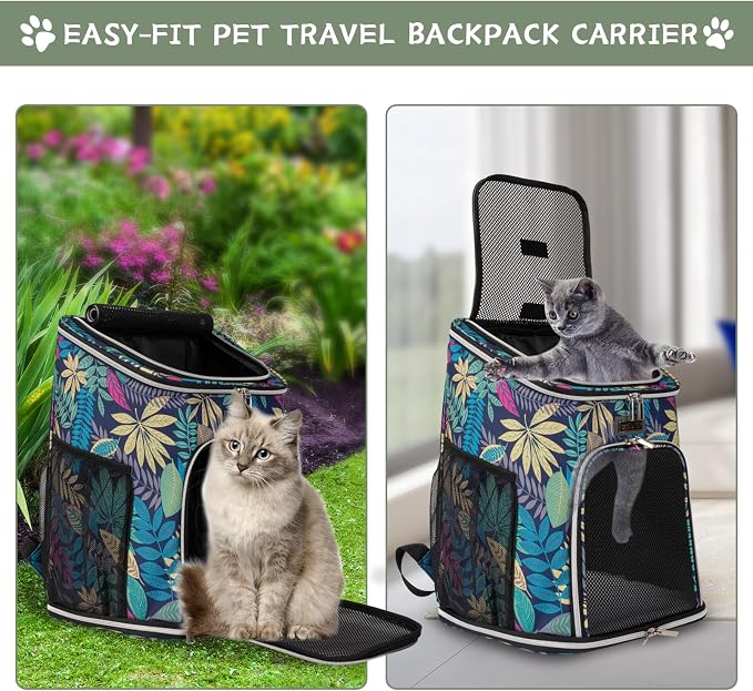 BAGLHER Cat Backpack Carrier, Mesh Pet Cat Carrier - Image 7
