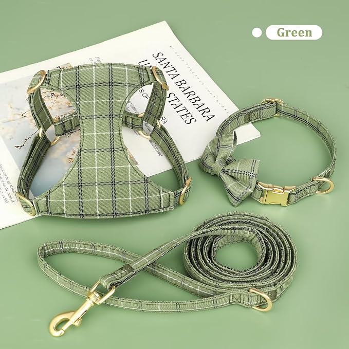 Beirui Cute Extra Small Dog Harness Collar and Leash Set - Image 2