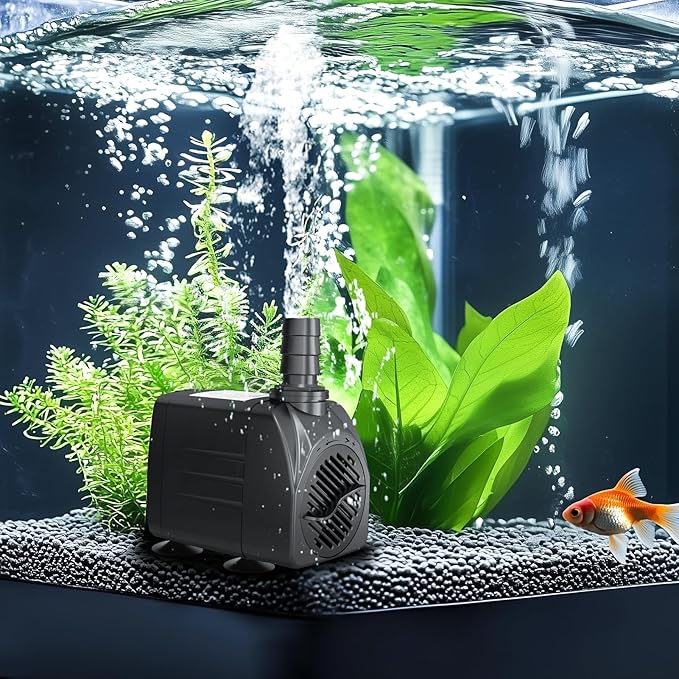 GROWNEER 550GPH Submersible Pump 30W Fountain Water Pump, - Image 7
