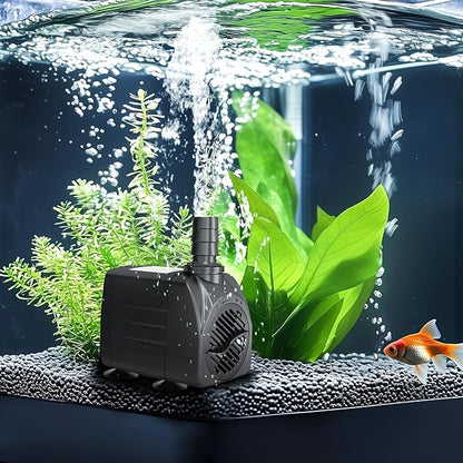 GROWNEER 550GPH Submersible Pump 30W Fountain Water Pump, - Image 7