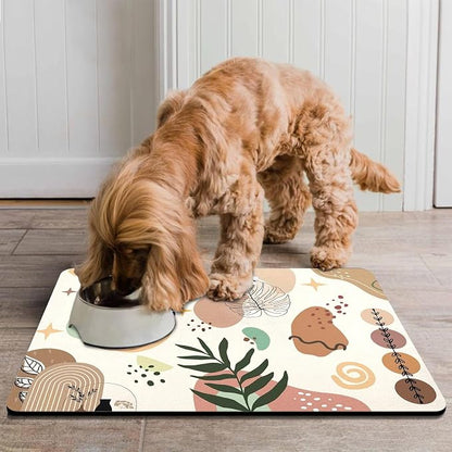 Pet Feeding Mat for Floors Waterproof Dog Mat for Food and Water Absorbent - Image 7