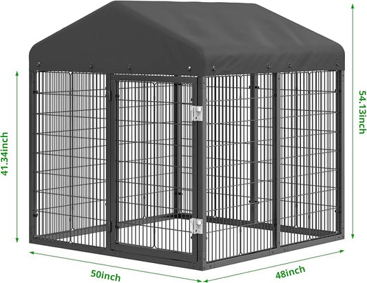Large Outdoor Dog Enclosure, Heavy Duty Dog Cage - Image 2