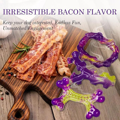 Tough Dog Toys for Aggressive Chewers 3 Pack, Indestructible Dog Toy for Large - Image 4