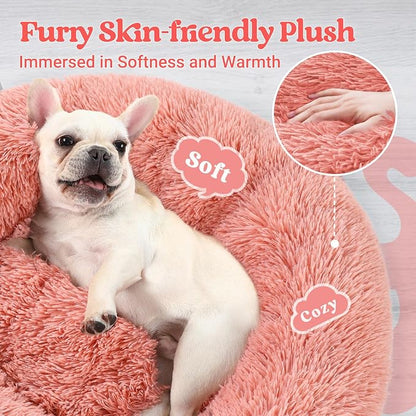rabbitgoo Calming Dog Bed for Small Medium, 27 inches Pet Bed Machine Washable - Image 2