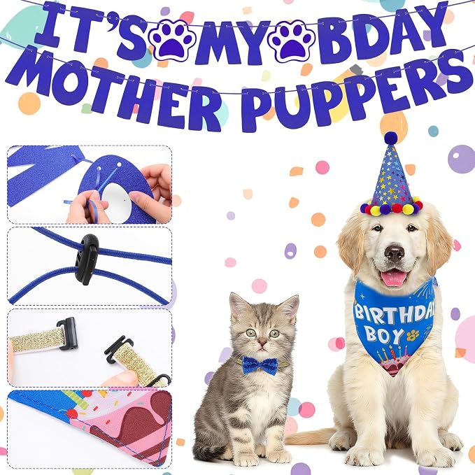 Dog Birthday Decorations, Dog Birthday Hat - Image 7