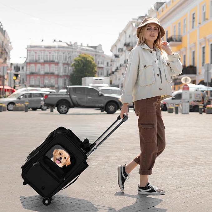 EliteField Deluxe Backpack Pet Carrier, Travel Soft-Sided Carrier Bag by EliteField