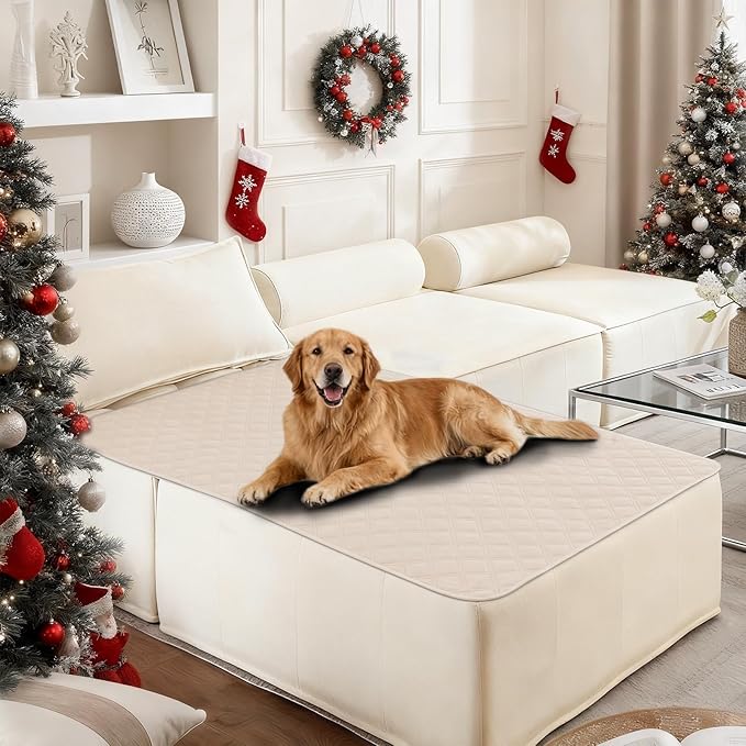 Waterproof Dog Bed Cover Pet Blanket, Soft Couch Cover by CYCMACOHOME