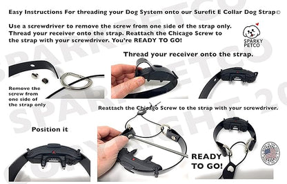 Sparky Pet Co - ECollar Replacement Strap - Bungee Dog Collar - Waterproof - - Image 8