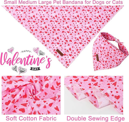 Valentine Dog Bandana - Image 4