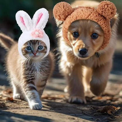Weewooday 5 Pieces Cat Costume Bunny Hat Outfit - Image 5