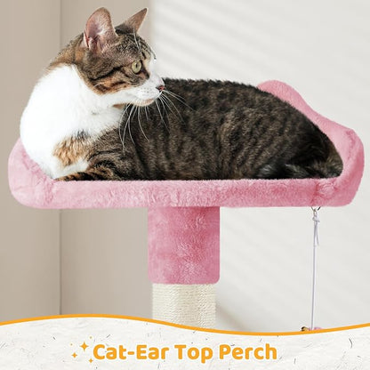 Yaheetech Cat Tree Tower for Indoor Kitten, Pet Furniture - Image 6