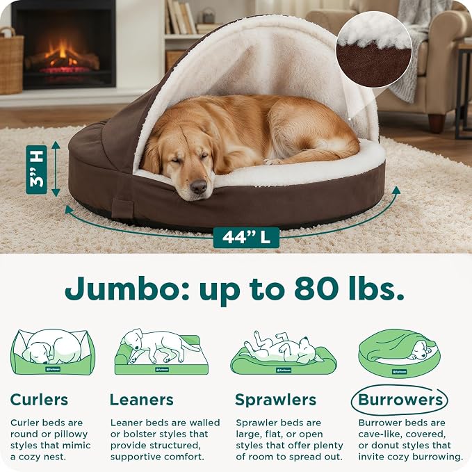 Furhaven 44" Round Orthopedic Dog Bed - Image 3