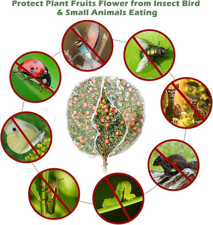 8 x 8ft Large Fruits Tree Netting, Garden Mesh Insect Tree Cover - Image 3