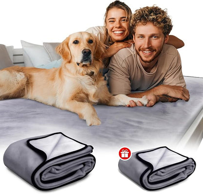 Paw Buddies Waterproof Blanket 80"x90" – Reversible Microfleece Throw - Image 6