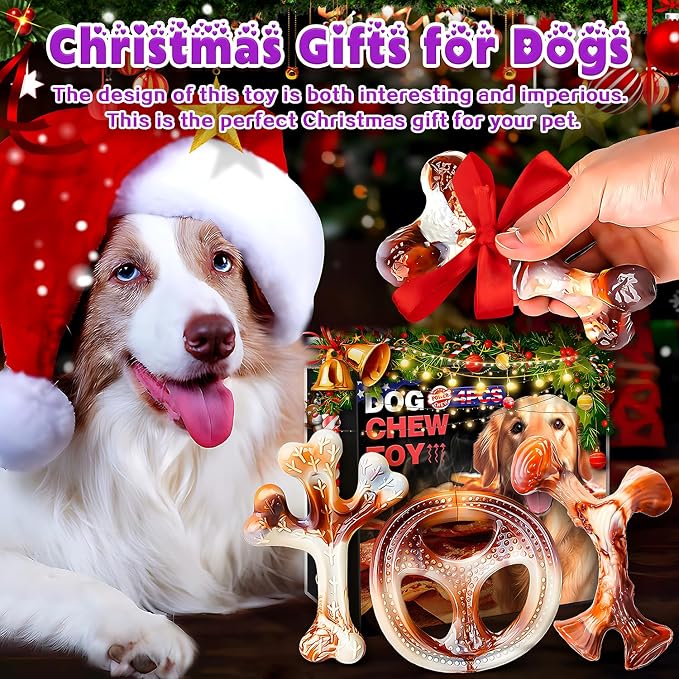 4 Pack Dog Chew Toys for Aggressive Chewers - Image 7