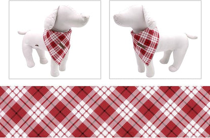 Lionet Paws Christmas Dog Bandana Washable Cotton Handkerchief Scarf Triangle - Image 4