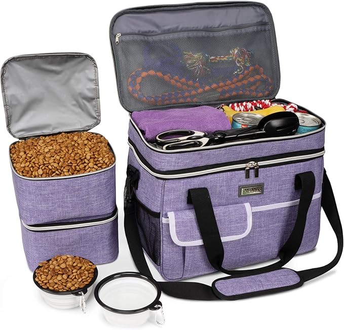 BAGLHER Dog Travel Bag for Supplies by BAGLHER