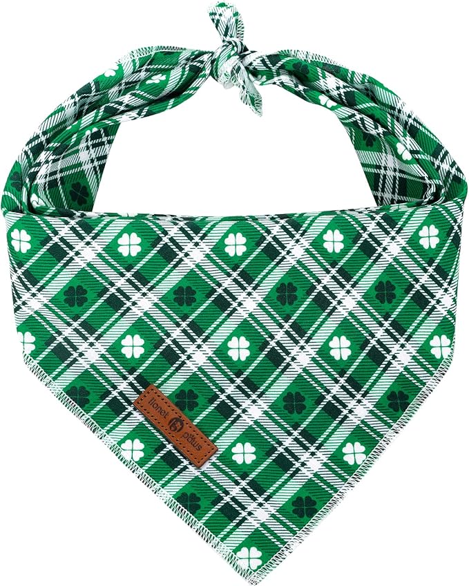 lionet paws St Patricks Dog Bandana by lionetpaws