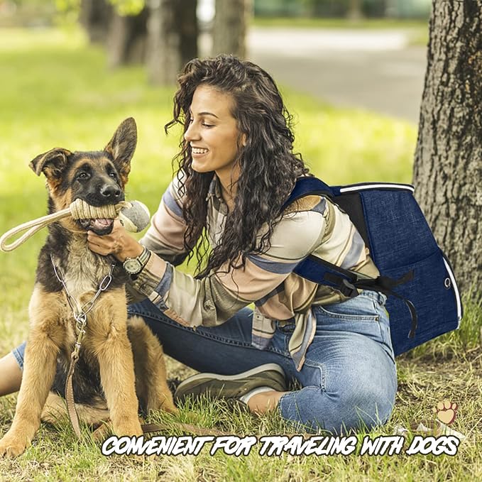 BAGLHER丨Dog Travel Bag Backpack, Airline Approved Pet Supplies Backpack - Image 7