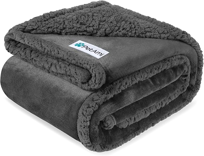 PetAmi Waterproof Dog Blanket for Medium Large XL Dog Puppy Cat Throw for Couch by PetAmi