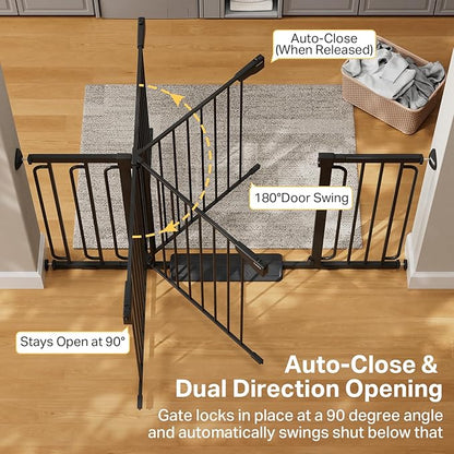 Cumbor 36.6-59" Extra Wide Baby Gate - Image 5