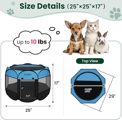 Love's cabin Pet Puppy Dog Playpen, Small Dog Tent Crates Cage Indoor/Outdoor - Image 3