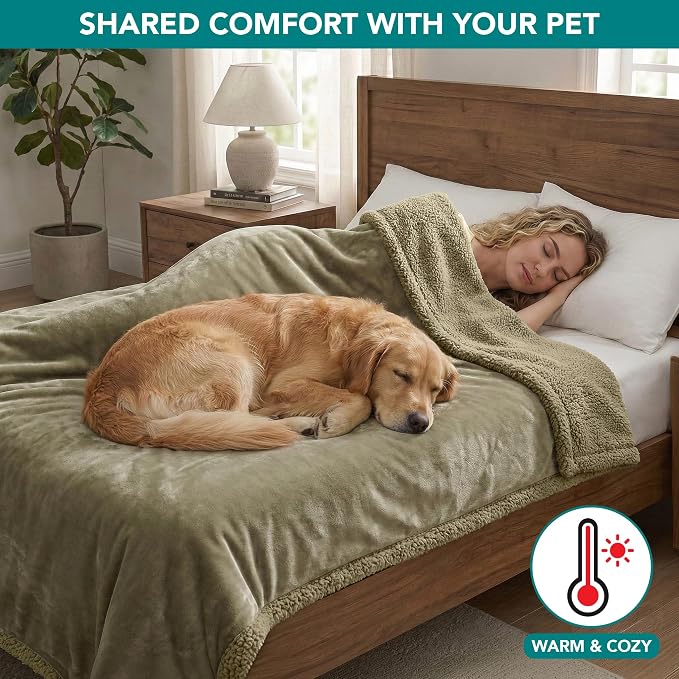 PetAmi Waterproof Dog Blanket for Medium Large XL Dog Puppy Cat Throw for Couch - Image 4