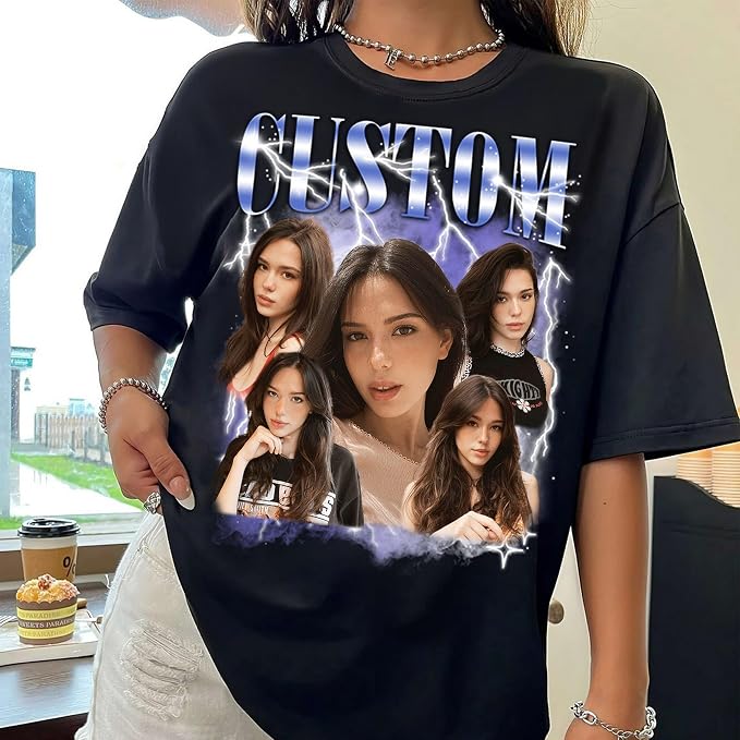 NAZENTI Custom Bootleg Rap Tee, Custom T-Shirts - Image 2