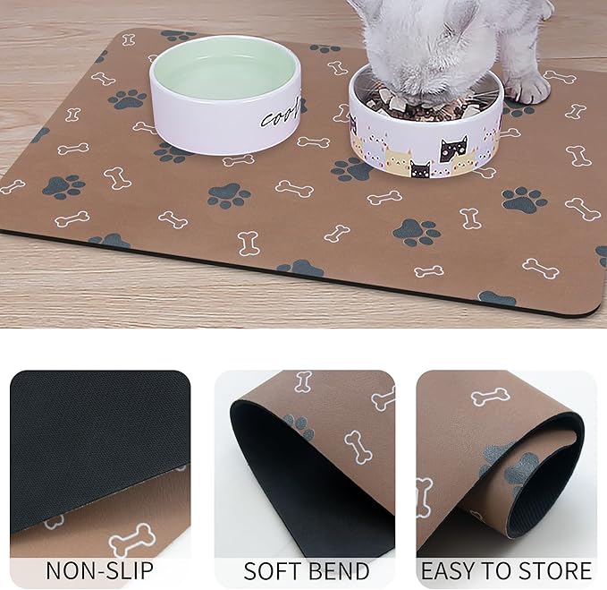 Pet Cat Dog Food Mat Non Slip Mat - Image 4