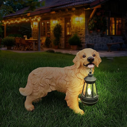 Golden Retriever Statue Outdoor Decorations – Outdoor Dog Statue Standing - Image 6
