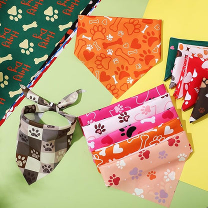 Kacctyen 50 Pcs Dog Bandanas Bulk Large Bandanas - Image 5