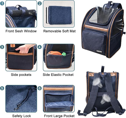 JESPET & GOOPAWS Pet Carrier Backpack - Image 2