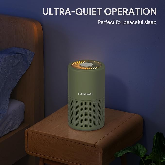 FULMINARE Air Purifiers for Home Bedroom H13 HEPA Air Purifier, 3 Speeds - Image 5