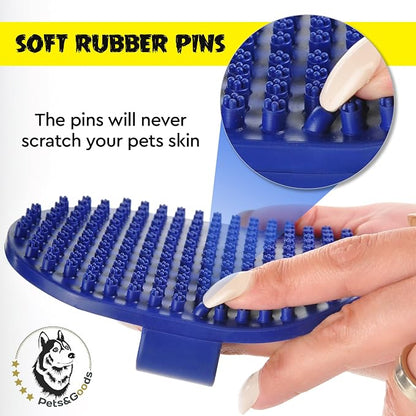 Pets&Goods Rubber Grooming Brush - Image 3