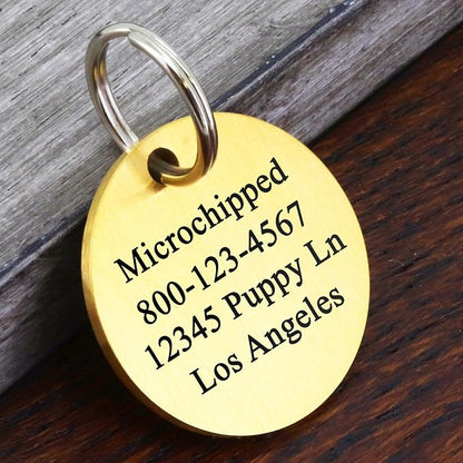 Ultra Joys Dog ID Tag, Custom Dog Tag Personalized Cat Tag, Pet ID Tag - Image 3