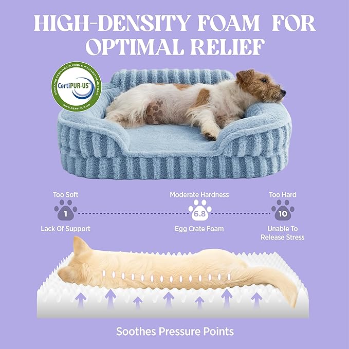 LE SURE Cute Dog Beds Large Sized Dog, Orthopedic Waterproof Large Pet Bed - Image 3