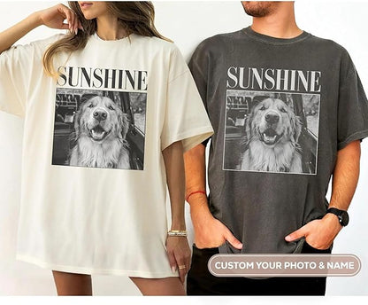 Personalized Dog Photo Shirt for Women and Men, Custom Dogs Face Shirt - Image 2