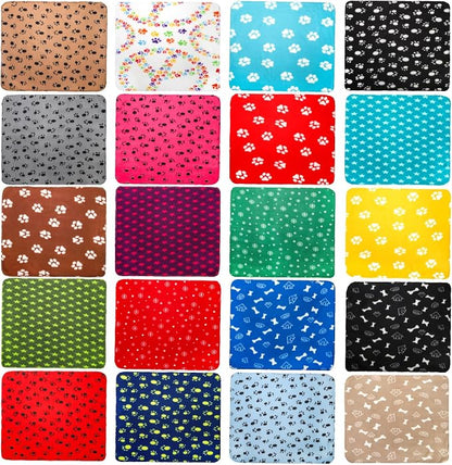 Yesland 20 Styles Dog Cat Fleece Blankets Puppy Blanket, 23.6 X 27.6 Inch Small - Image 4