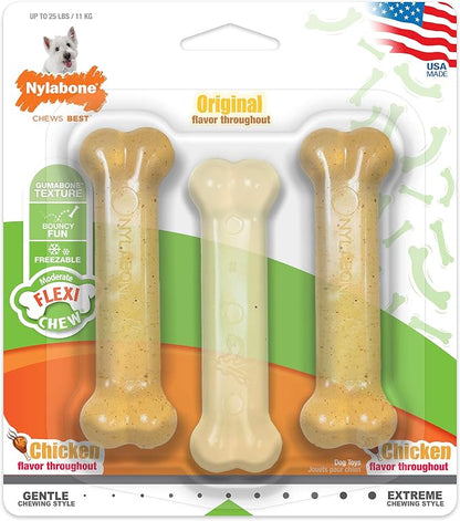 Nylabone Original Bone Flexi Chew Toy - Image 8