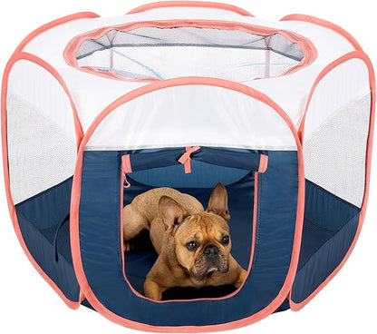 Furhaven Portable Dog Playpen Cat Tent, Pet Playground, Kennel Foldable Indoor by FurHaven
