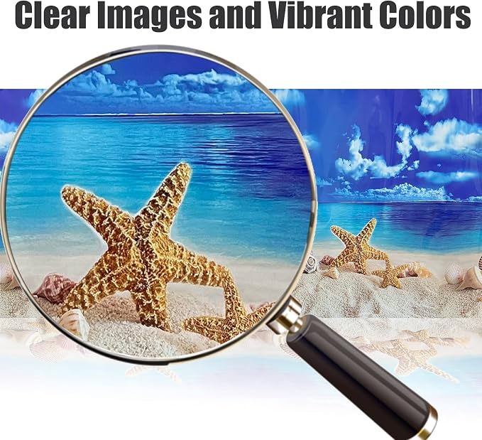 Fish Aquarium Background Poster Beach Fish Backdrop - Image 4