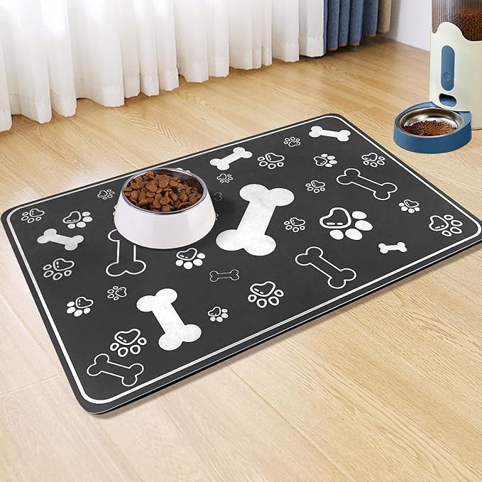 Pet Feeding Mat, Rapid Absorbent Mats by VoanosHome