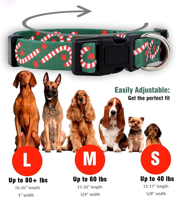 Native Pup Christmas Dog Collar- Winter Holiday Collars - Image 3