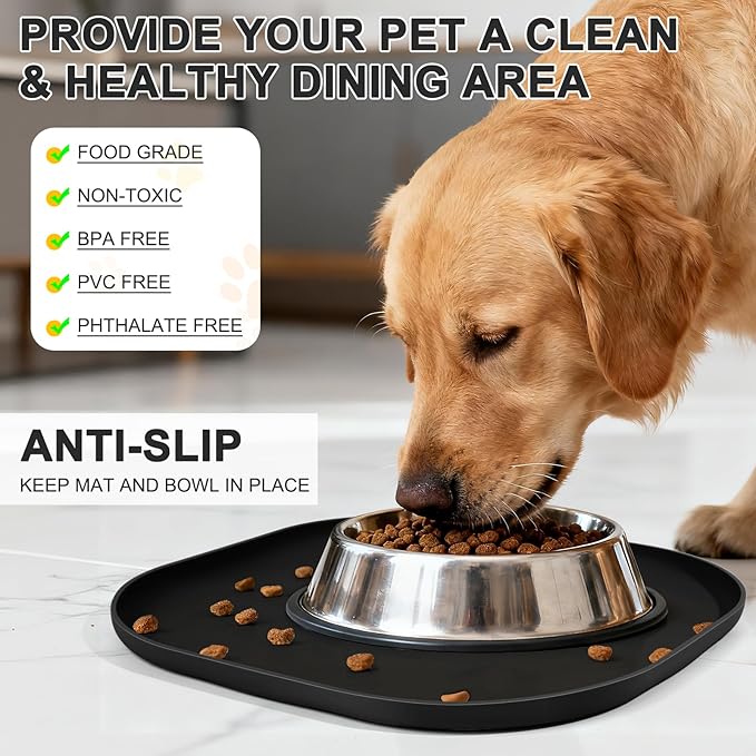Small Silicone Pet Food Mat - Image 3