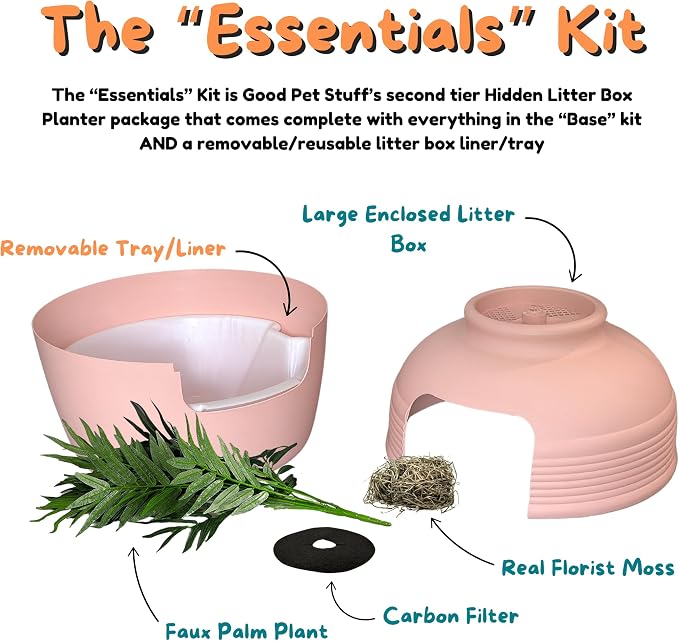 Good Pet Stuff Hidden Litter Box Planter, Decorative Cat Litter Enclosure - Image 5