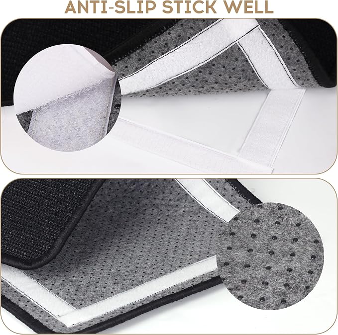 Black Cat Scratching Mat Sisal, 2 Packs Sisal Fabric Large Cat Scratching Pad - Image 3