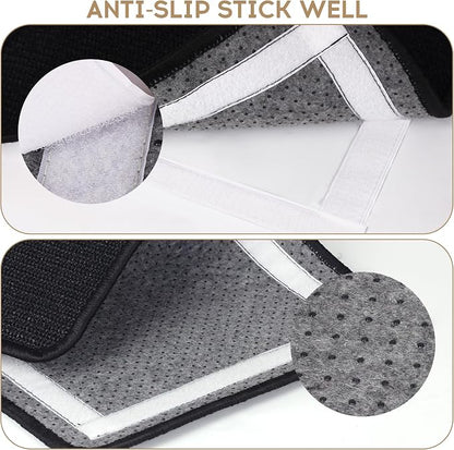 Black Cat Scratching Mat Sisal, 2 Packs Sisal Fabric Large Cat Scratching Pad - Image 3