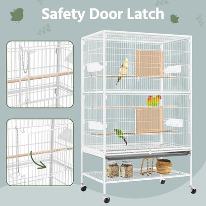 Yaheetech 52inch Bird Cage Extra Large Parakeet Parrot Cage - Image 5